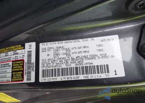 2017 Toyota Tacoma Trd Off Road из США, поврежденный, VIN 5TFSZ5AN7HX055182